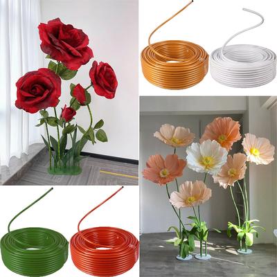 5M Алюминиевая пластиковая труба для моделирования, укладка труб, реквизит для самостоятельного изготовления, формовочная труба, свадьба, Рождество, Хэллоуин, украшения, вечеринка, принадлежности