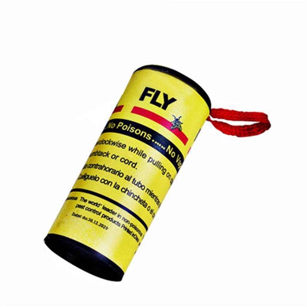 Sticky Fly Strips Catcher Ribbon Paper Strip For Kitchen Garden