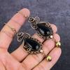 Серьги из натурального черного тигрового глаза с медной проволокой 3,59 дюйма U8p96