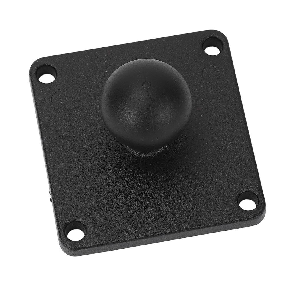 Rubber Ball Mount Base Aluminum Alloy AMPS Square Plate Durable Ball Mount Adapter Plate  for Cars
