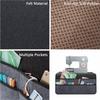 For Table Sewing Machine Pad Felt Foldable with Six Compartments Moistureproof Organizer for Sewing Accessories
