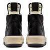 Rick Owens DRKSHDW x Converse TURBOWPN Weapon Двухслойная коровья кожа Верхний слой коровьей кожи Коллаборация Высокие Винтажные Баскетбольные Кроссовки Унисекс Черный