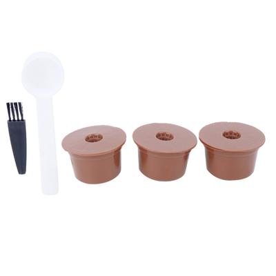 Многоразовый заправляемый кофейный фильтр-капсула, щетка, ложка, набор аксессуаров для Caffitaly