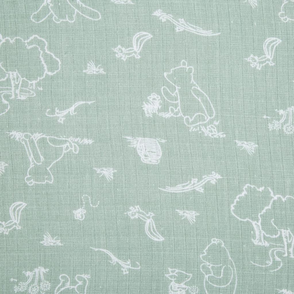 Aden anais essentials и anai Японский оригинал Disney Winnie Friends Winnie Friends ESWC40008DIJB 112 x 112 см Муслиновый хлопок Пеленка Пеленка Набор из 4