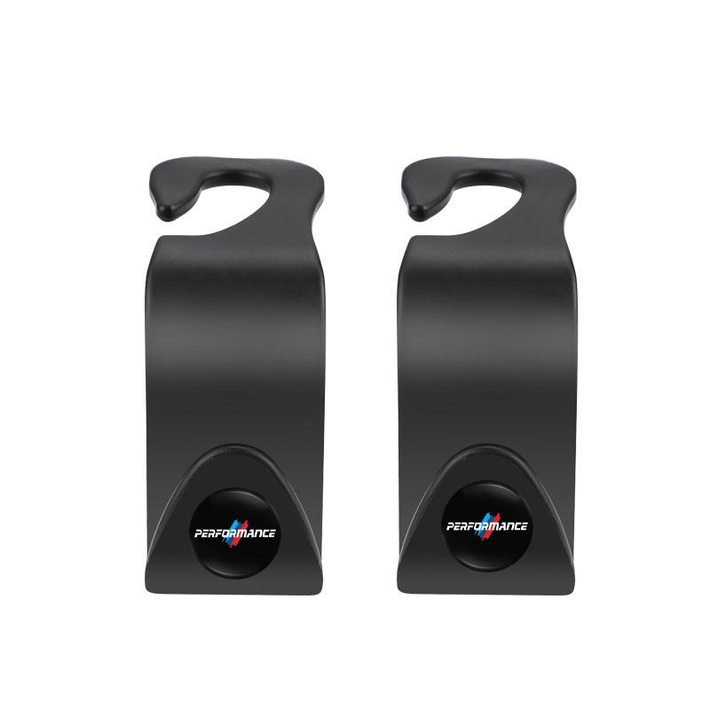 NAZF2 2Pcs Car Seat Back Hooks Auto Accessories For BMW 50th Anniversary Edition E46 E53 E90 E60 E93 E87 G01 G20 X3 X5 F30 F20 G11 E48