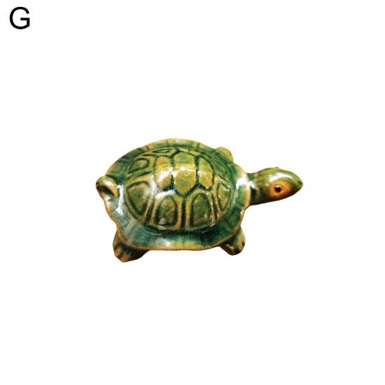 Черепаха Орнамент Мини Фэн Шуй Деньги Фигурка Черепахи Керамическая Статуя Черепахи для Бонсай Аквариум Украшения