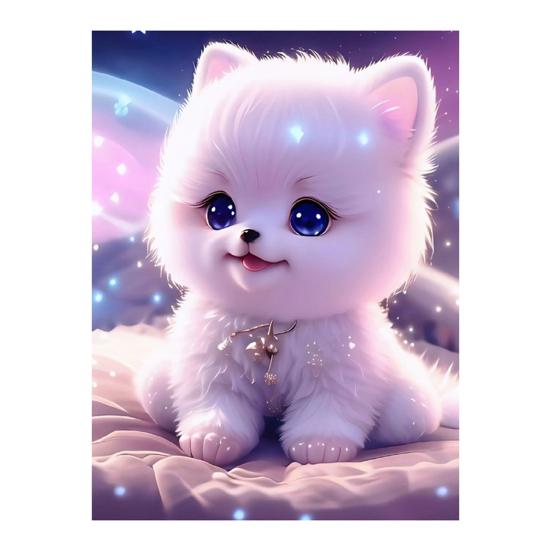 1 комплект, мультяшный кот, стразы, картина с холстом, инструменты для сверления, 5D полная дрель, сделай сам, поделки, горный хрусталь, художественный комплект для рисования, украшения для начинающих, взрослых