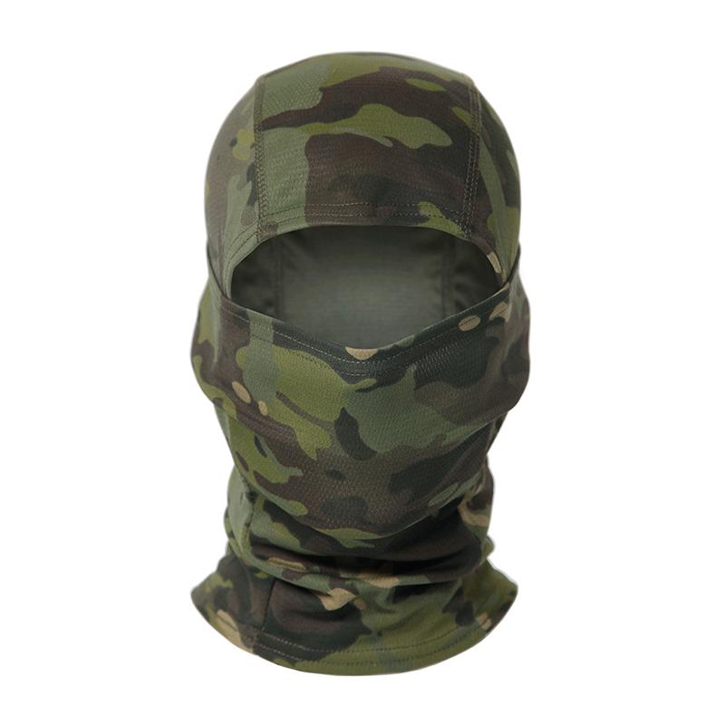 Fleece Tactical Camouflage Balaclava Full Face Mask Winter Warm Wind Shield Biking Hiking Skiing Scarf Hat Bandana Neck Gaiter