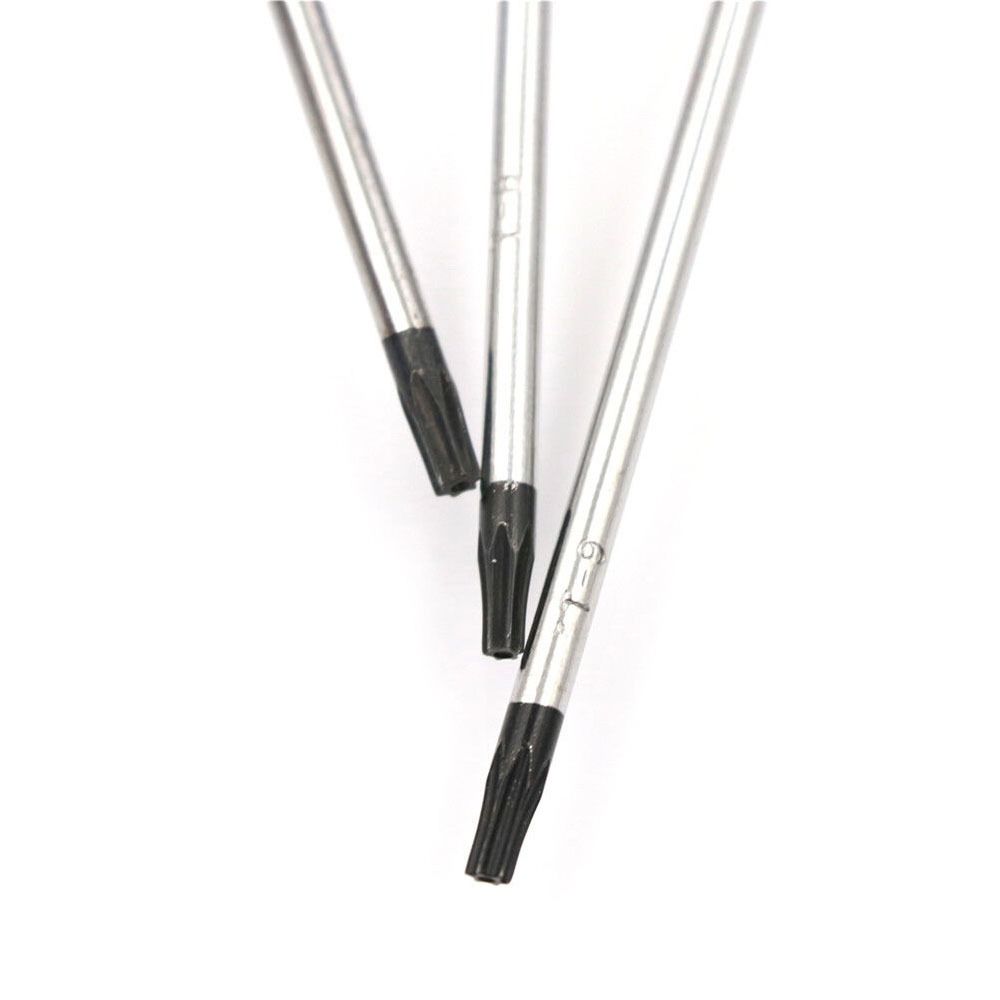 Отвертка с центральным отверстием, защищенная от несанкционированного доступа, серебристо-синяя, отвертка Torx, отвертка Torx, игровая консоль