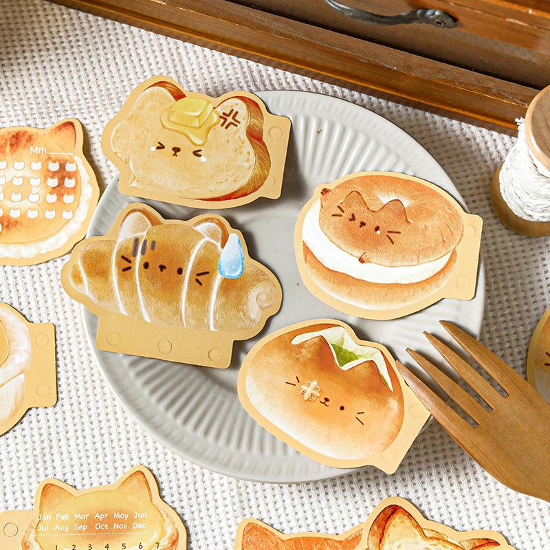 12pcs/lot Memo Pads Material Paper Bakery Junk Journal Scrapbooking Paper Retro Background Decoration