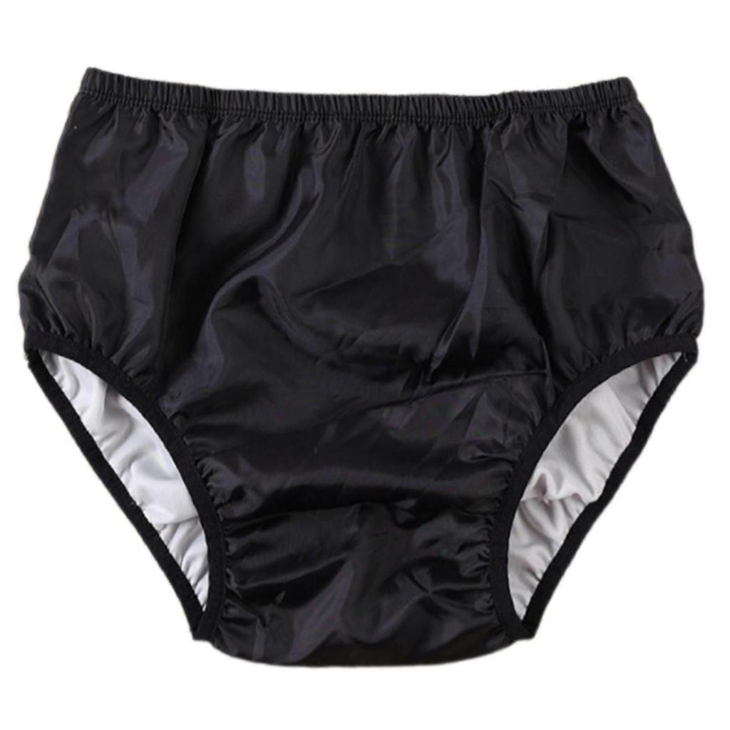 Adult Diaper Cover Washable Incontinence Underwear Leakproof Waterproofs Underwear for Women Men Pull on Cover Pants Meat color