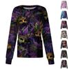 Women's Casual Long Sleeve Single Breasted Printed Dry- Top