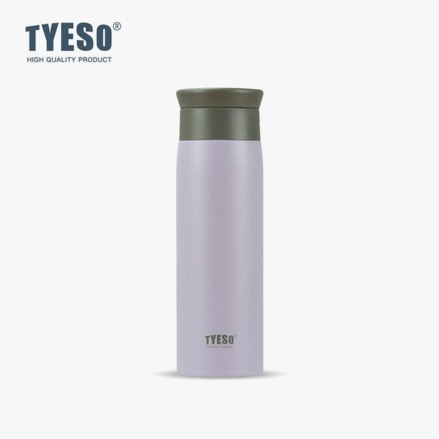 Изолированная бутылка для воды Tyeso 304 из нержавеющей стали, круглоплечая, дорожная кружка, портативная, матовый дизайн Ins, для взрослых, термосы