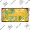 Putuo Decor Beach Retro Tin Sign Licenses Plate Plaque Metal Vintage Poster for Pub Bar Surf Club Man Cave Wall Art Decoration
