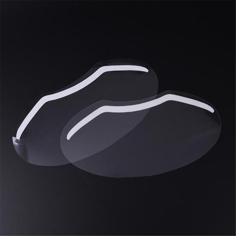 10 шт., парикмахерская, парикмахерская, краска для волос, лак для волос, защита для лица, глаз, защитная маска для лица, прозрачная наклейка на челку, волосы