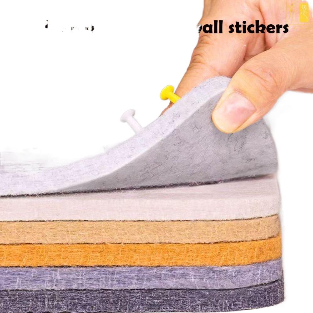 Сделай сам Наклейка на стену-фон Фетр Фетровые наклейки на стену Самоклеящиеся обои Стена