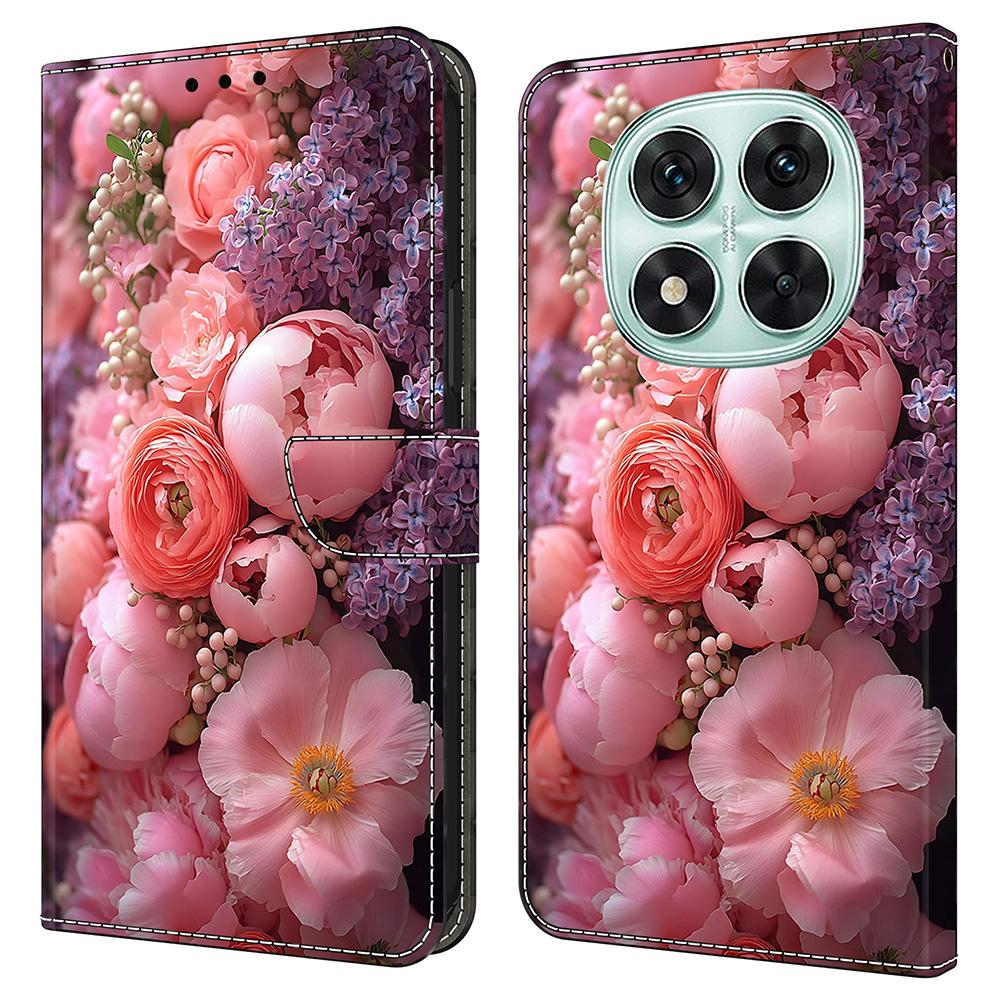 Кожаный чехол с рисунком для Xiaomi Redmi Note 14 Pro+ 5G, кошелек-подставка, откидная крышка для телефона