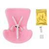 Doll Car Seat Compact Plastic Car Air Vent Doll Chair with Strap for Car Ornament Decoration Roseate