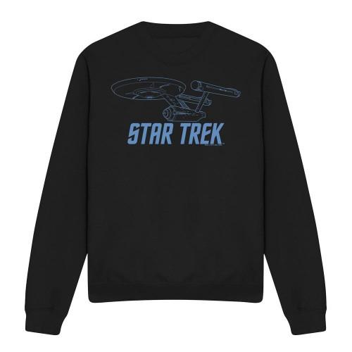 Star Trek Unisex Adult Enterprise Outline Sweatshirt