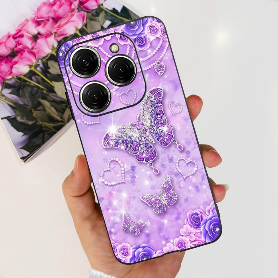 Для Tecno Spark 20 Pro Чехол KJ6 Роскошный Конфетный Расписной Чехол Мягкий Силиконовый Чехол Для Tecno Spark 20 Spark20 Pro Корпус Funda