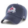 Casquette Ajustable 47 Brand - CLEAN UP Colorado Avalanche Navy - Blanc - Adulte - Homme - 100% Coton