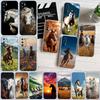 Прозрачный чехол для телефона с изображением лошади для Motorola Moto Edge Plus G200 G23 E13 E15 E20 E30 G62 G71 G72 G75 G24 G15 Power