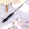 with Smooth Handle Small Curling Brush Styling Hair Brush Nylon Bristles Roller Brush Mini Quiff Roller Portable Curling Brush