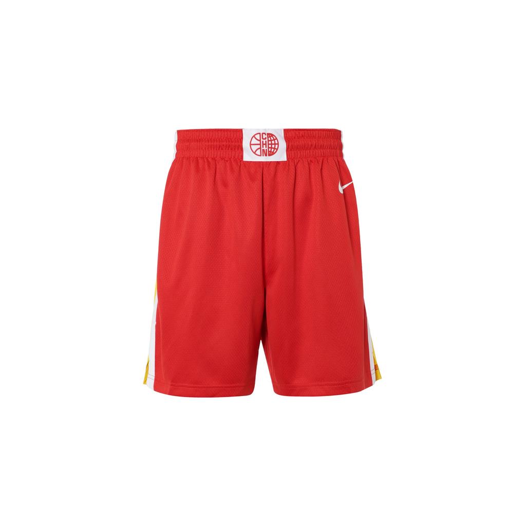 Nike China Womens Basketball Team Olympic Series Logo Casual Comfortable Stylish Lace-Up Mid-Rise Shorts Women Shorts Comet-Red FQ0465637