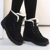 Women Boots Korean Style Women Boots For Winter 2024 Snow Boots Ankle Winter Shoes Women Fur Botas Mujer Low Heels Short Boot