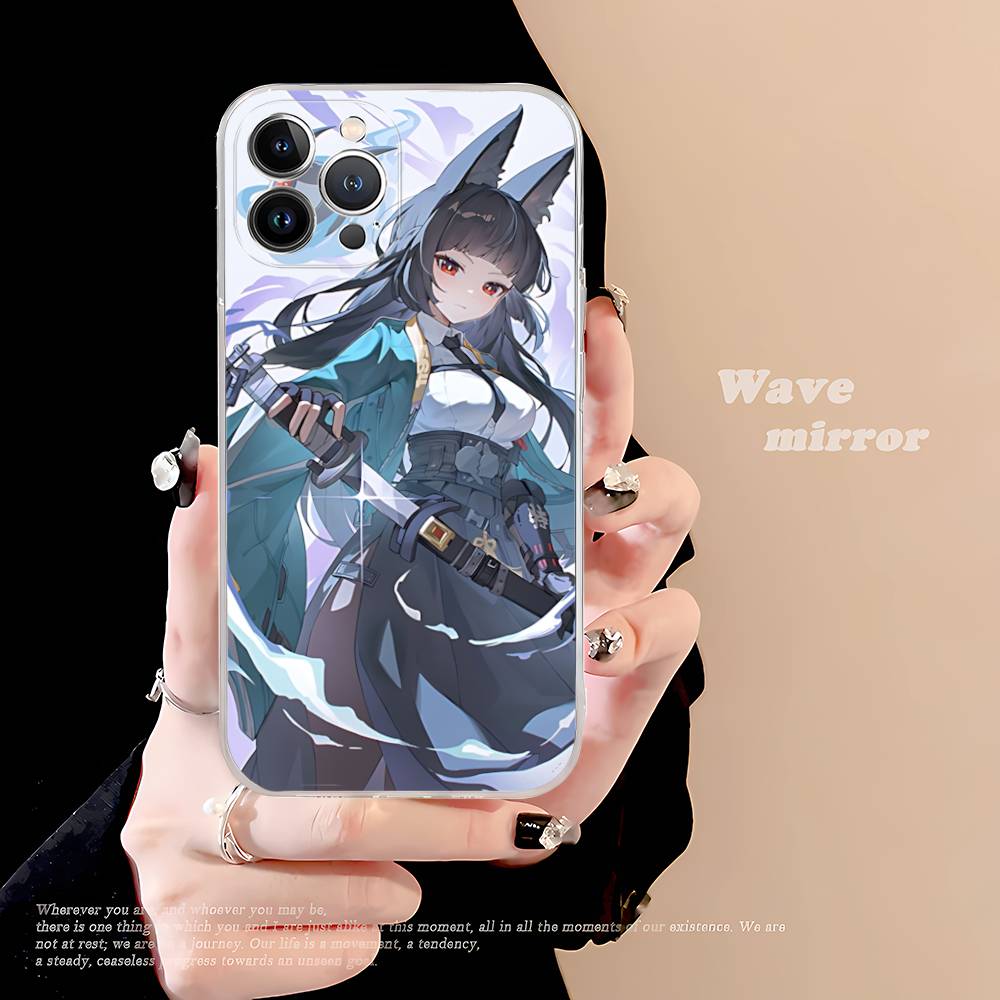 Классический Чехол H-Hoshimi Miyabi из ТПУ и Силикона Для IPhone 11 12 13 14 15 16 17 Pro Max Ударопрочный Прозрачный Задний Чехол
