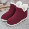 Winter Adult Men And Women Thick Warm Floor Shoes High Tube Non-Slip Indoor Cotton Shoes Plush Home Slippers Shoes Women