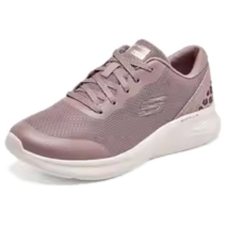 Skechers Women Pink Low Top Running Shoes Fabric Comfort Cushion Wear Resistant Versatile 149992-MVE