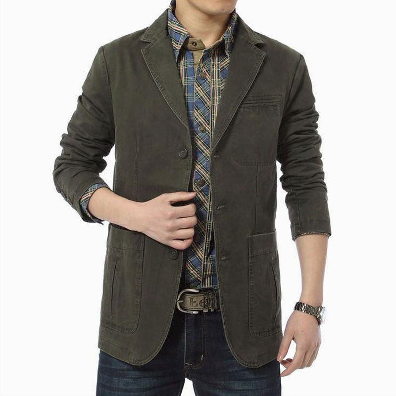 Men's Casual Spring and Autumn Blazer Top Men's Clothing Youth Large Size Fashion Trendy Small Suit
