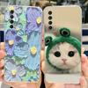 Для Huawei P Smart 2021 Чехол PPA-LX1 PPA-LX2 Новый Модный Расписной Чехол Мягкий ТПУ Чехол для Телефона Для Huawei Y7a Psmart 2021 Coque Capa