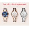 OLEVS 6610 With Gift Box Luxury Fashion Automatic Mechanical Watch Waterproof Noble Luminous Diamond Set Elegant Women's Watch