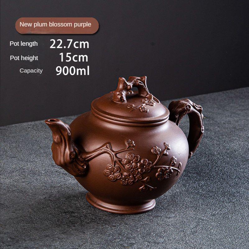 Горшок для чайных сервизов, популярные фиолетовые глиняные горшки, чайник из исинской глины, набор для заваривания чая, самовар, восточный марокканский чайник и набор чашек, гайвань