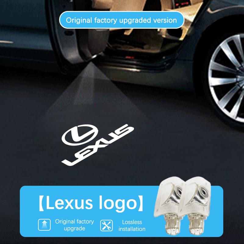 LED Projector Lamp Car Door Welcome Ghost Shadow Lights For Lexus RX ES GX LS LX IS GS RC UX ES200 ES250 ES260 ES300 RX300 RX270