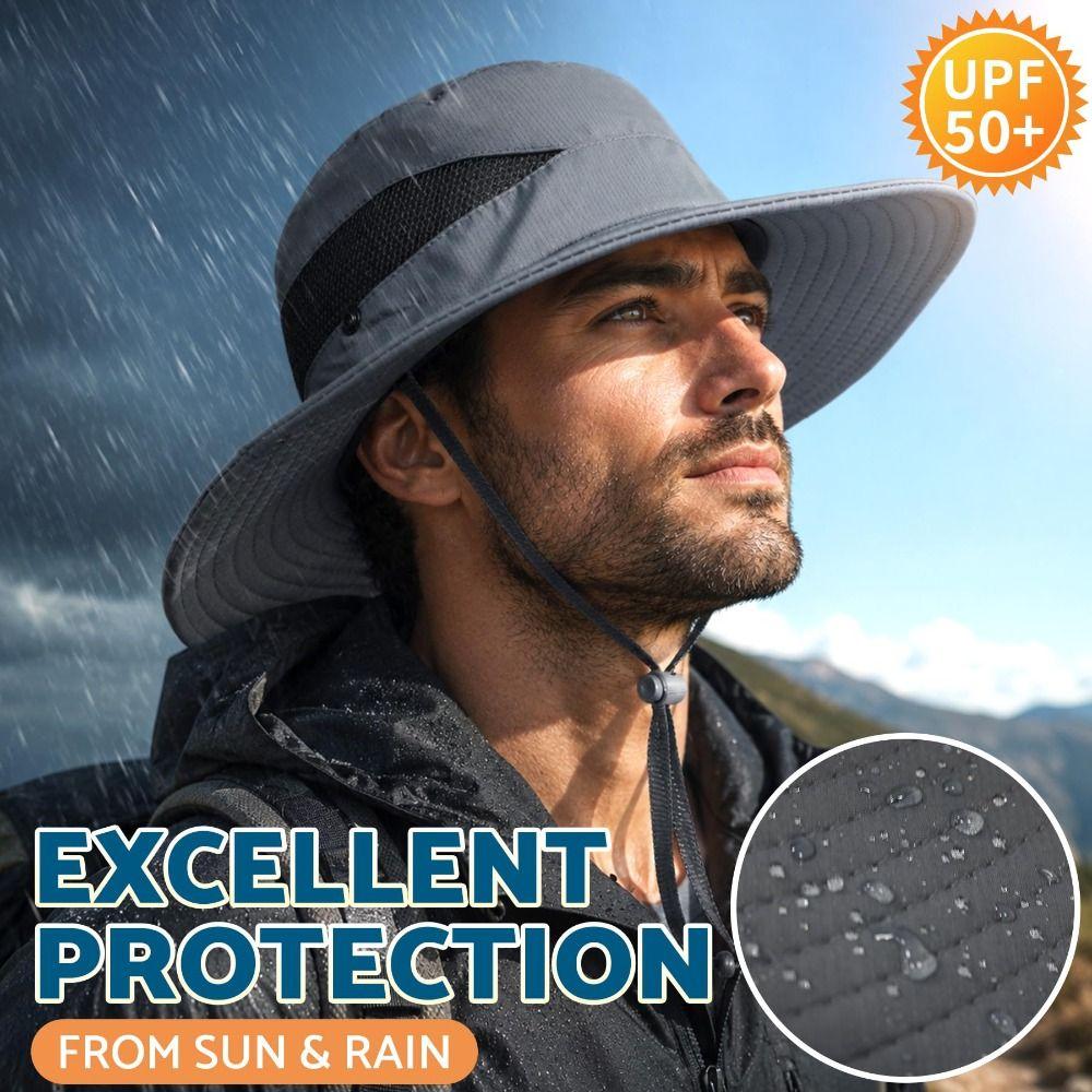 Anti-UV Fisherman's Hat Breathable Mountaineering Cap Casual Warehouse Hat Outdoor