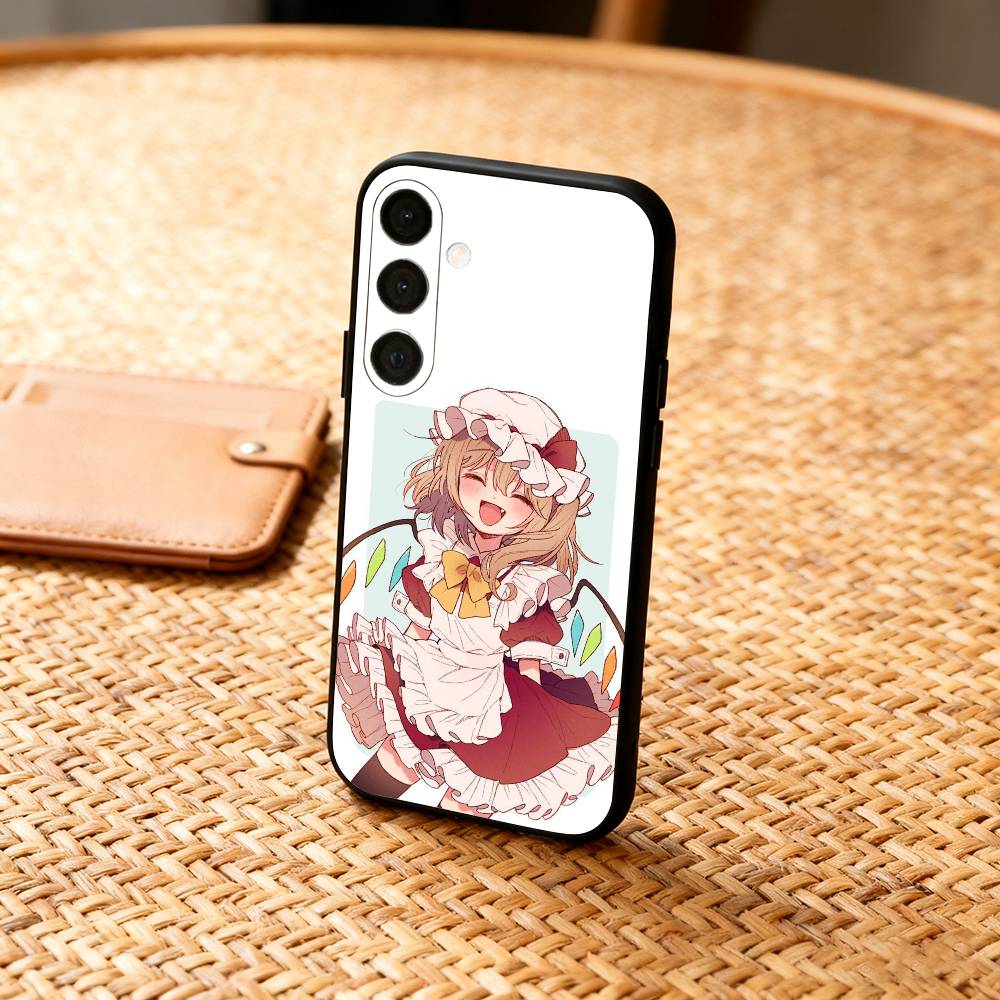 Милый Чехол для Телефона TouHou Project Flandre Для Samsung A73,72,71,A52,51,40,41,A22,A32,31,A13, Мягкий Черный Корпус