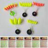 240pcs (40упаковок) Овальный рыболовный поплавок Мини плавающие бобы Прочный поплавок Озера Реки Море