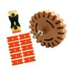 Rubber Eraser Wheel Pad Polishing Kit Wheel Car Sticker Remover Tool for Automotive, RV and Boat Pinstripe, Sticker