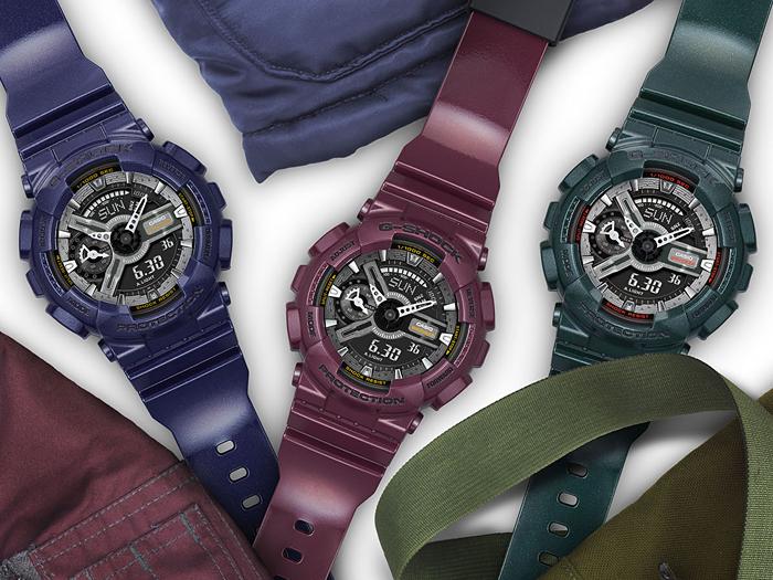 Casio Мужские кварцевые часы с цифровым дисплеем, водонепроницаемые до 200 м, ударопрочные, из смолы GMA-S110MC-6A