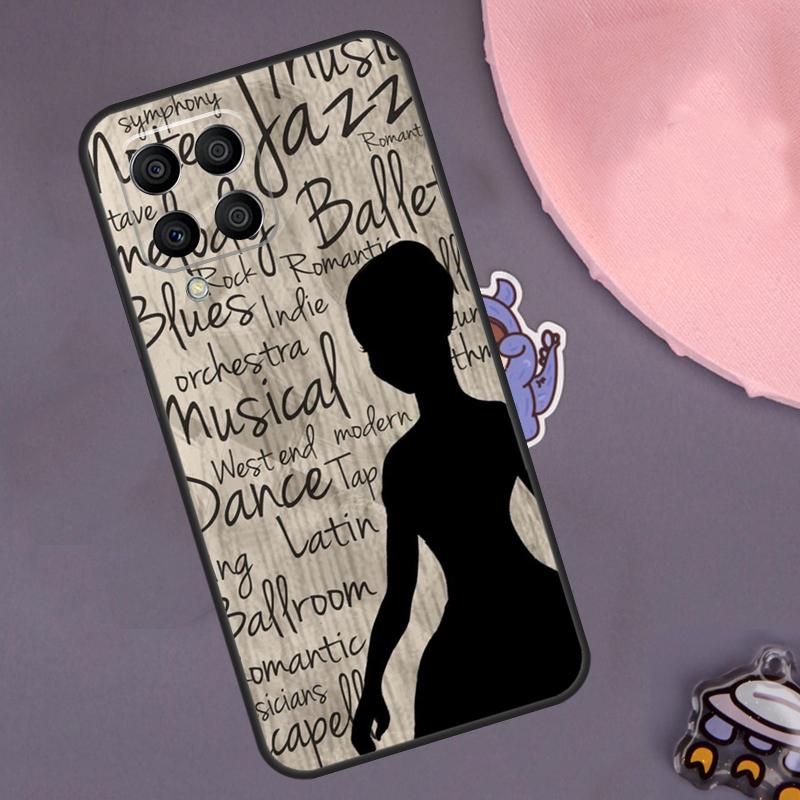 Ballet Ballerina Dancer Case For Samsung Galaxy M23 M33 M53 M13 M12 M32 M52 M55 M14 M34 M54 M20 M51 M21 M30s M31s