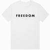 Футболка Freedom Charlie Kirk Gildan Heavy Cotton – Белый, Красный, Черный ГОРЯЧИЙ ТОВАР Унисекс Футболка