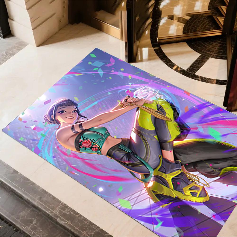Galactic Fashion Heroes Area Rug Design for Living Rooms Dining Room Foyer Decorate room Antislip Carpet Anime Office Decor Gift for Festivals