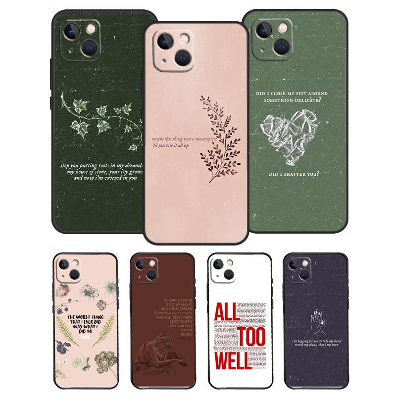 Чехол со словами All Too Well для Samsung Galaxy A54 A34 A14 A36 A56 A06 A13 A53 A32 A12 A22 A52 A35 A17 A16 A55 A15