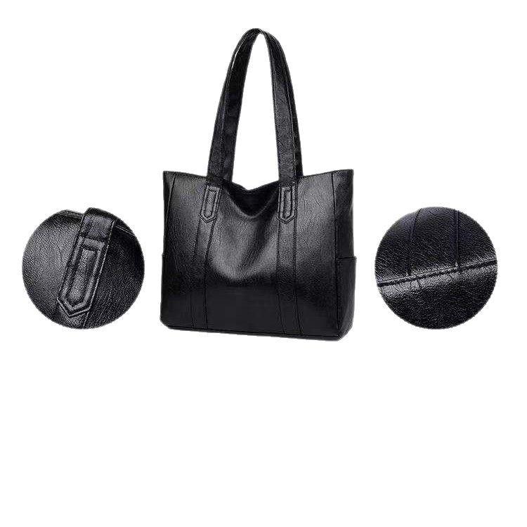 2024 Осень Женская Большая Универсальная Сумка-тоут и Сумка через плечо в Корейском Стиле