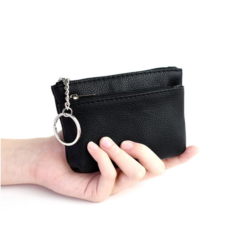 Coin Purses Women PU Leather New Small Mini Soft Surface Fashion Key Bank Card Coin Small Wallet