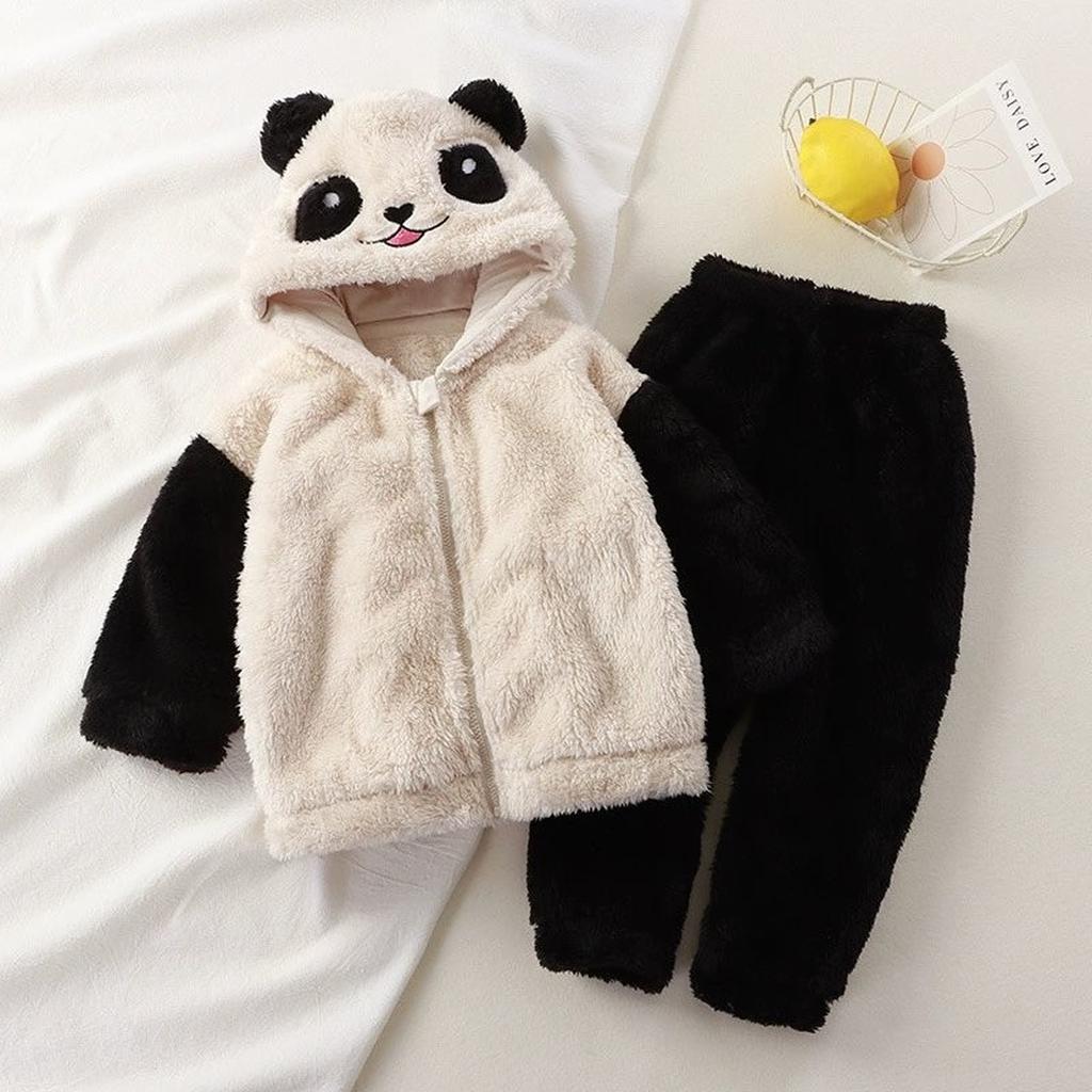 Baby Cute Wool Knit Toddler Pajama Loungewear Set