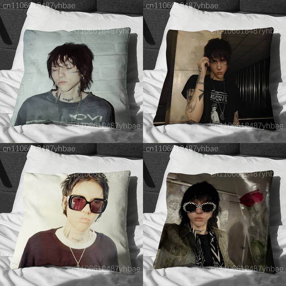 KKai Angel damage Pillow Case Short Plush Sofa Decorative Gift Home Doublesided Printing Cushio